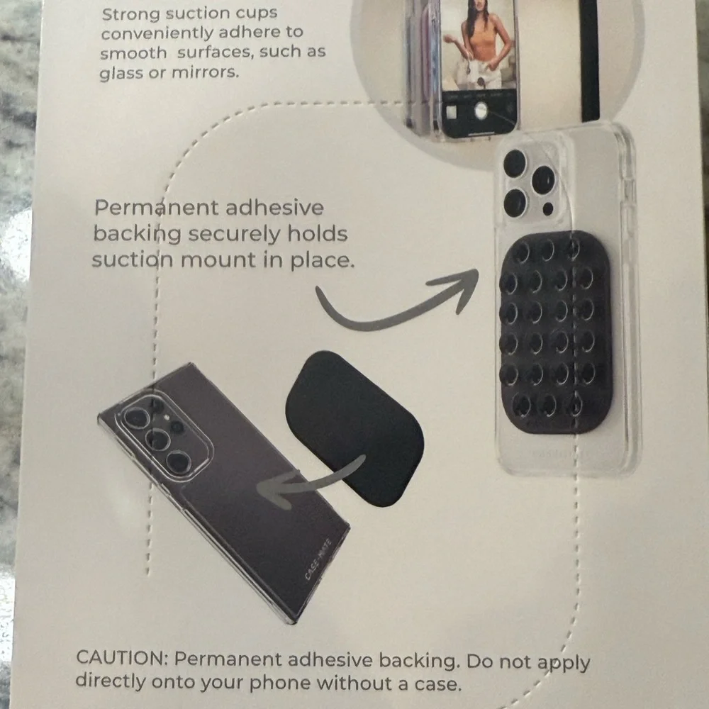 Case-Mate Suction Phone Mount - Beige